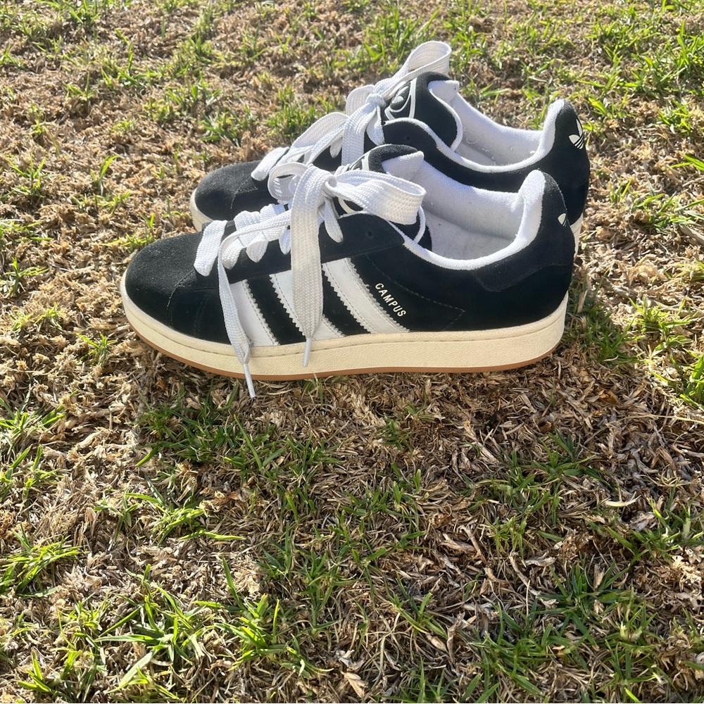 Adidas Black and White Sneakers